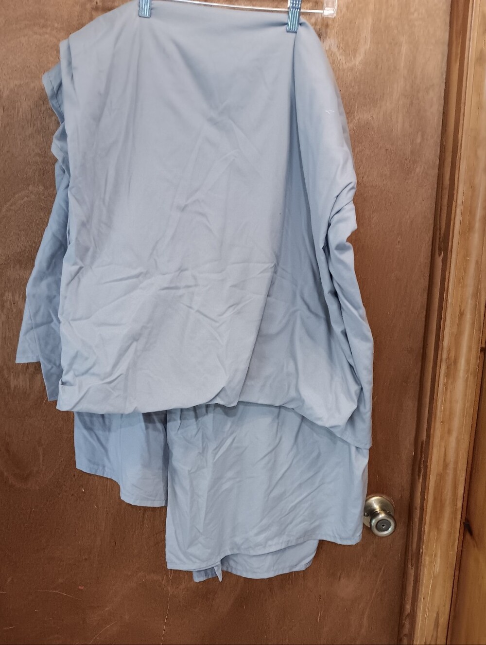 Light Grey Cal King Flat Sheet.